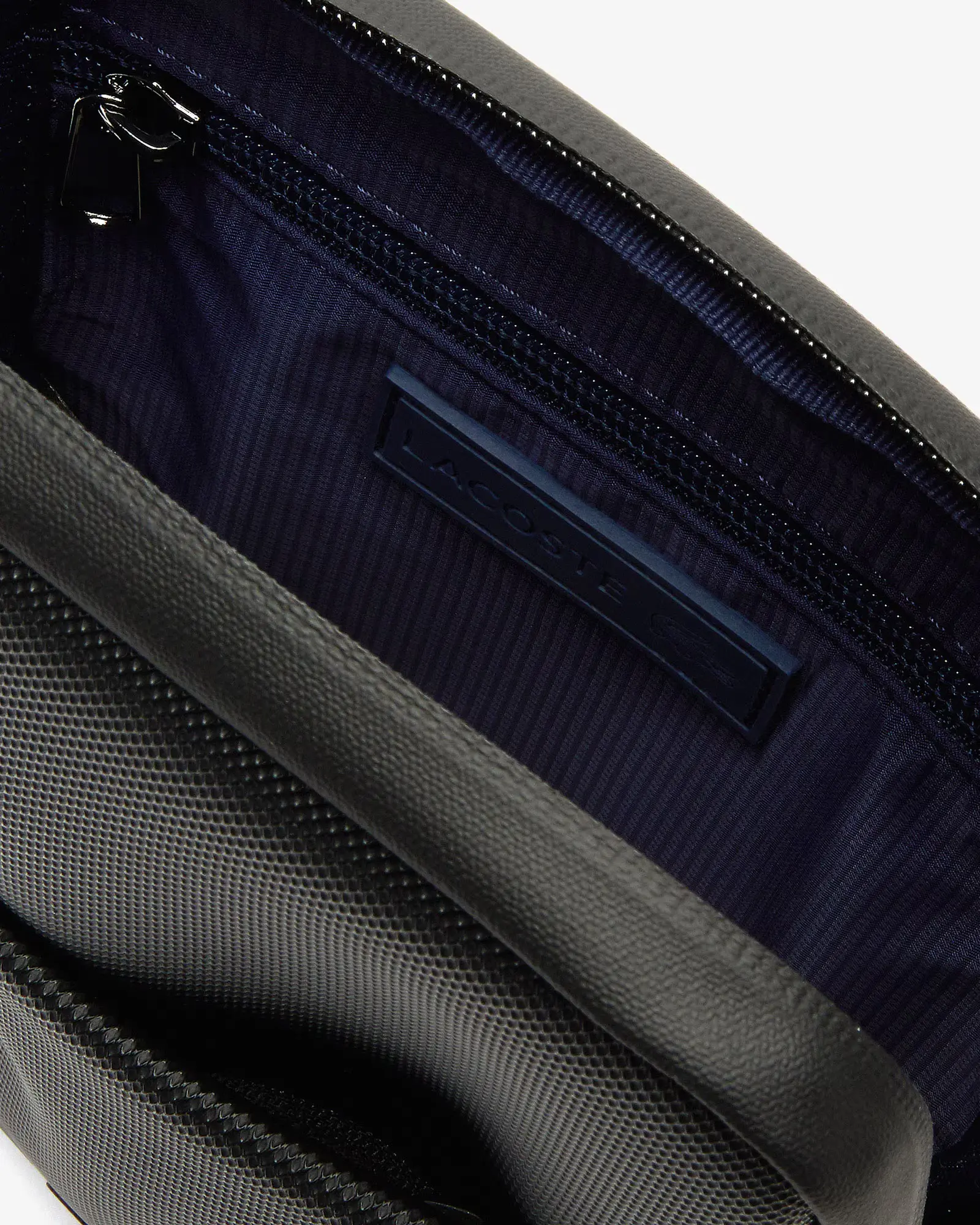 Men's Branded Zippered Small Flat Bag