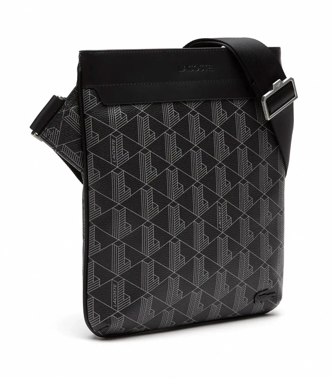 The Blend Slimline Satchel Monogram Noir Gris