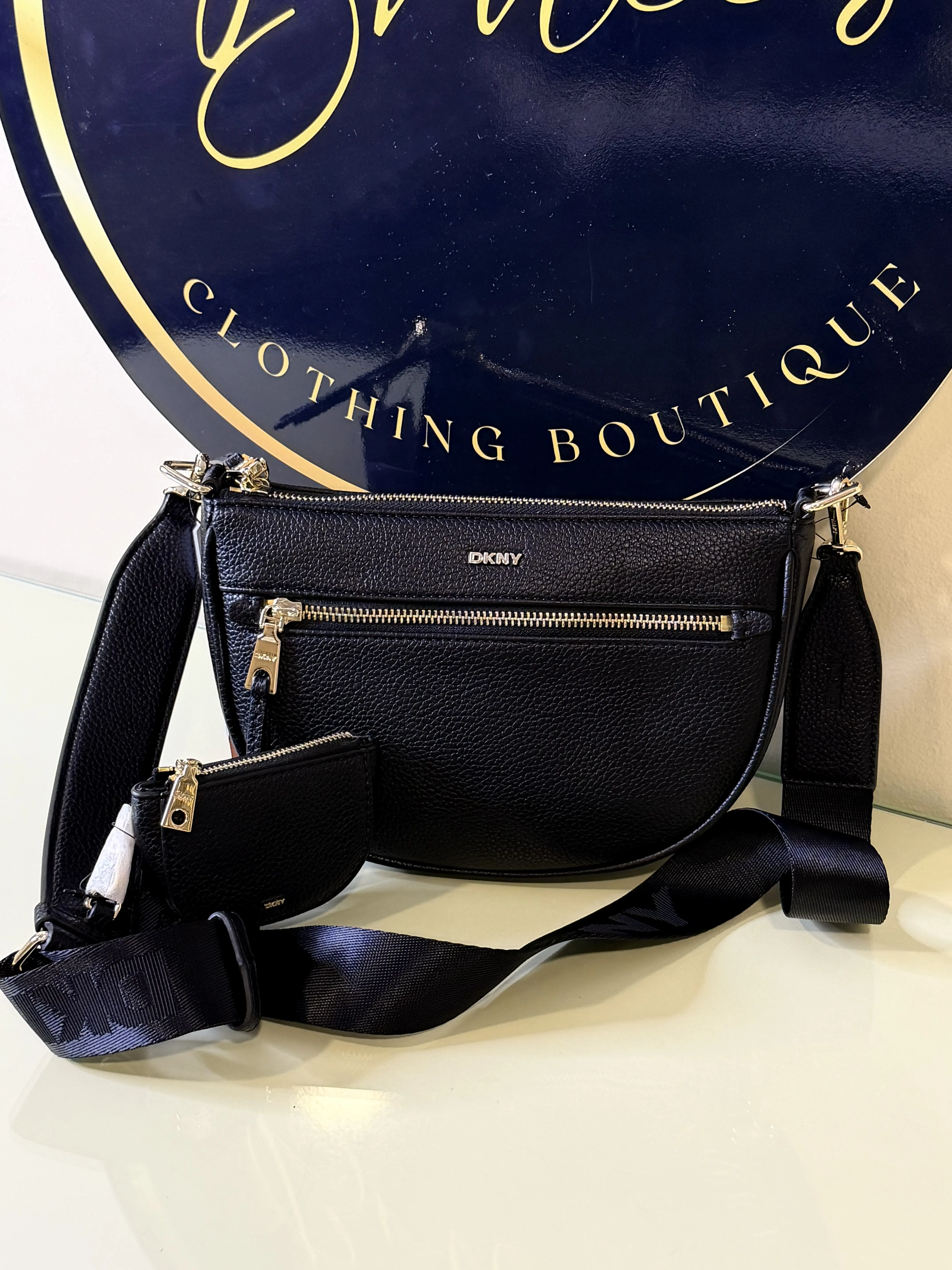 Zoie Crest Crossbody Bag